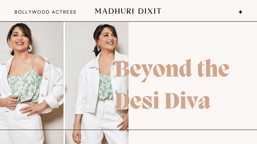 Madhuri's style isn't confined to traditional Indian wear. She effortlessly slays in Western dresses too!