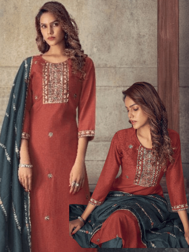 Vastrika Arohi's Chinnon Mirror Work Kurti Set Ensemble - Summer Chic